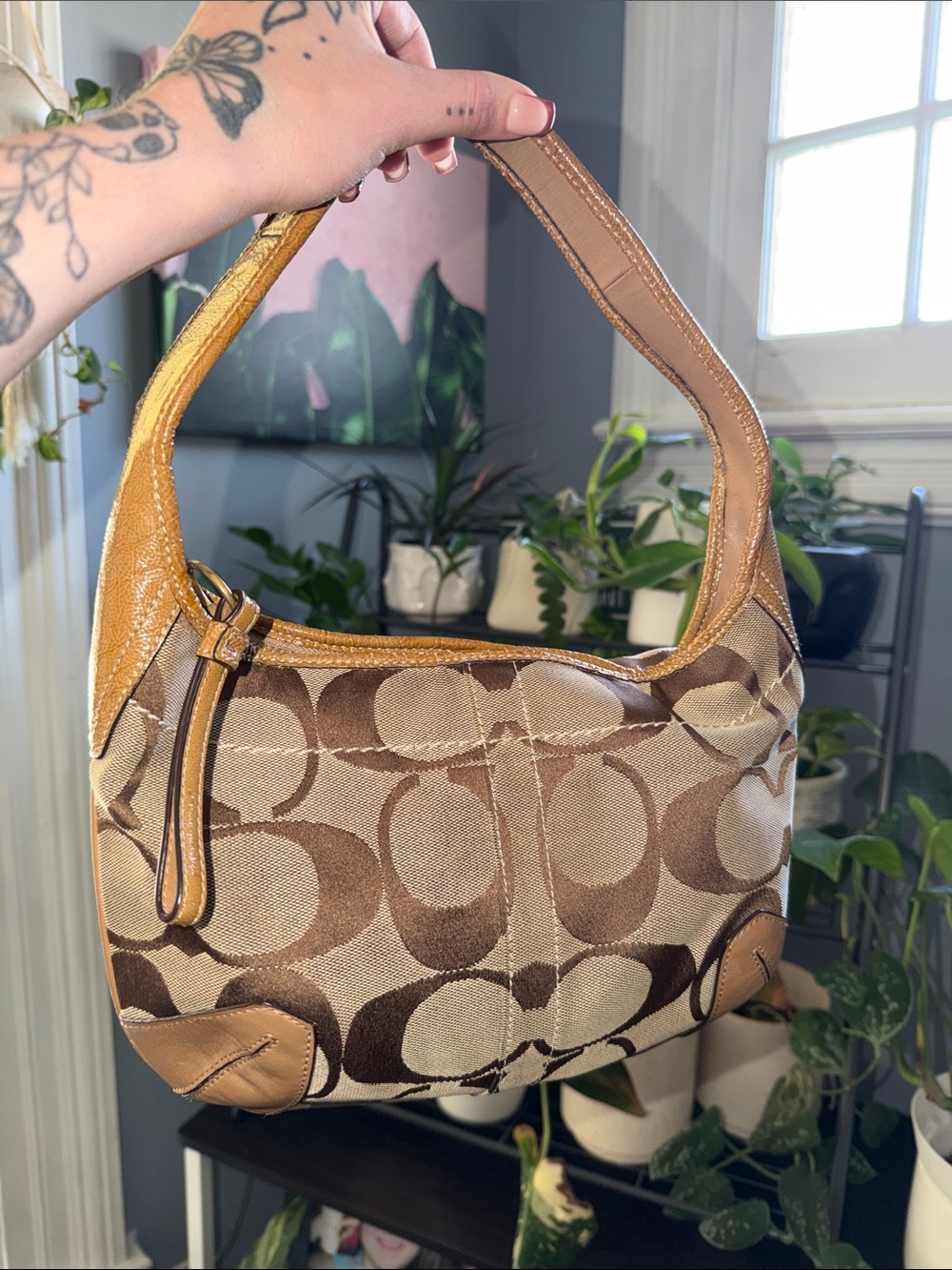 Coach Ergo Signature pleated Shoulder Bag